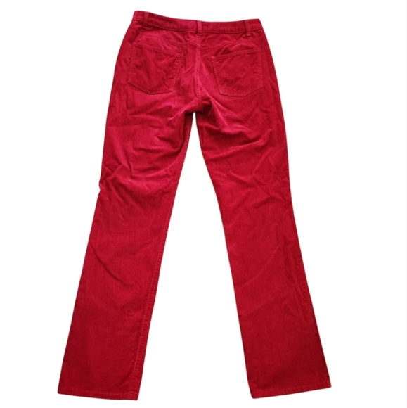 Talbots Red Corduroy Women' s Pants Size  10 - Picture 14 of 14